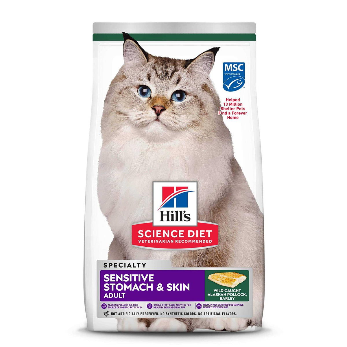 Sensitive Stomach & Skin Dry Cat Food V996