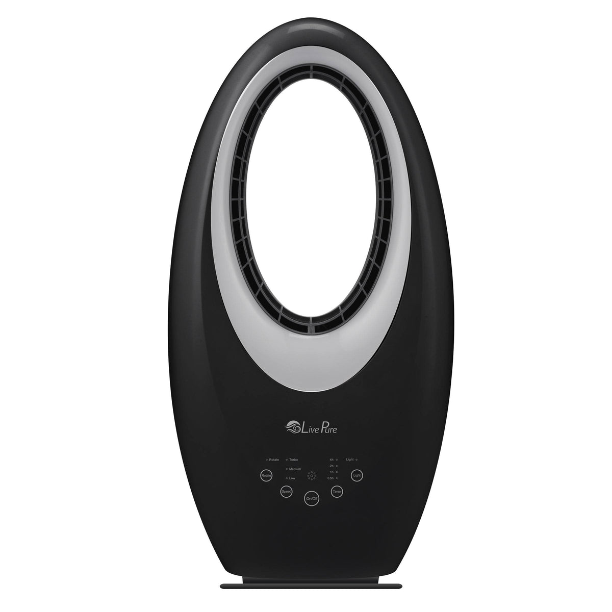 Black Oscillating Bladeless Fan Z680