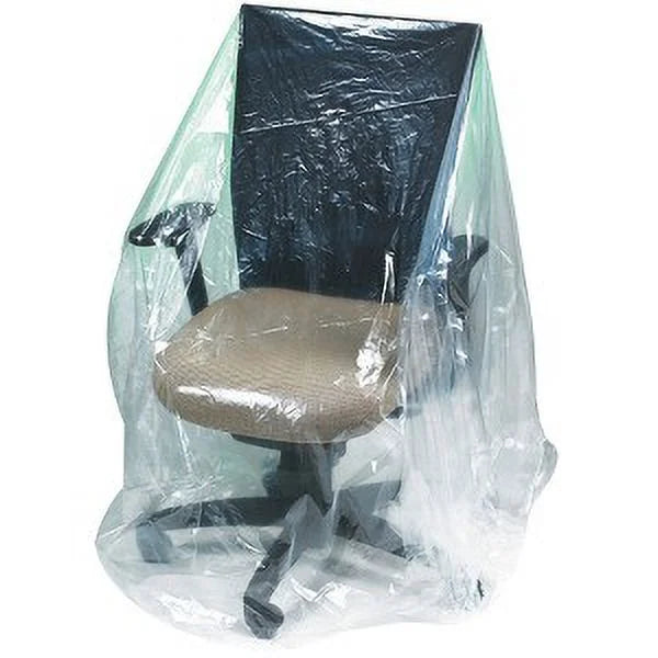 Plastic Furniture Covers, 1-Mil, 28" x 17" x 106", 150 Per Roll G861