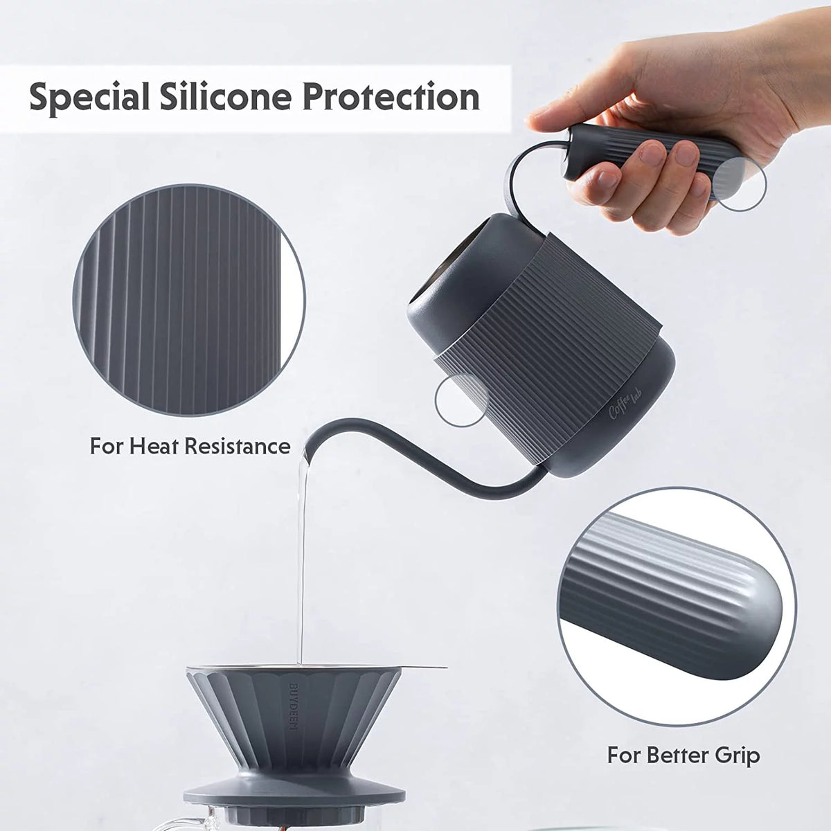 Portable Gooseneck Coffee Kettle 330ml S721