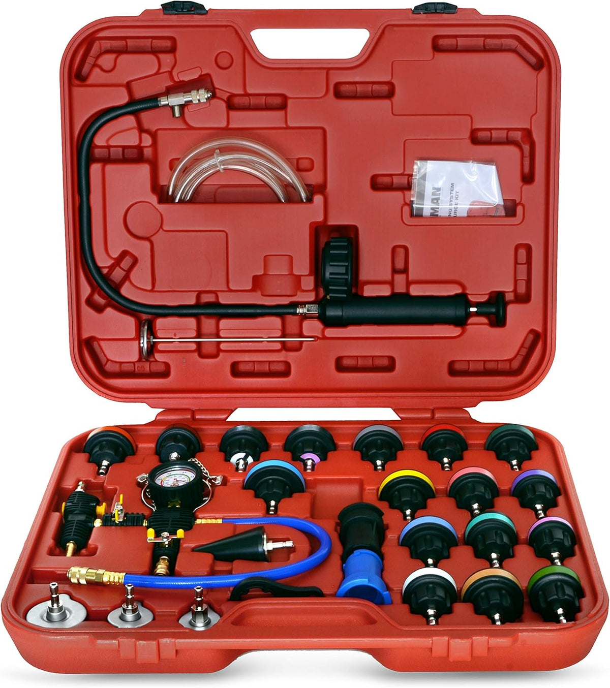 27-Piece Leak and Pressure Test Kit with Storage Case M388