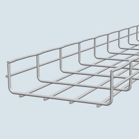 Wire Mesh Cable Tray 12x2In 10 ft Z34955