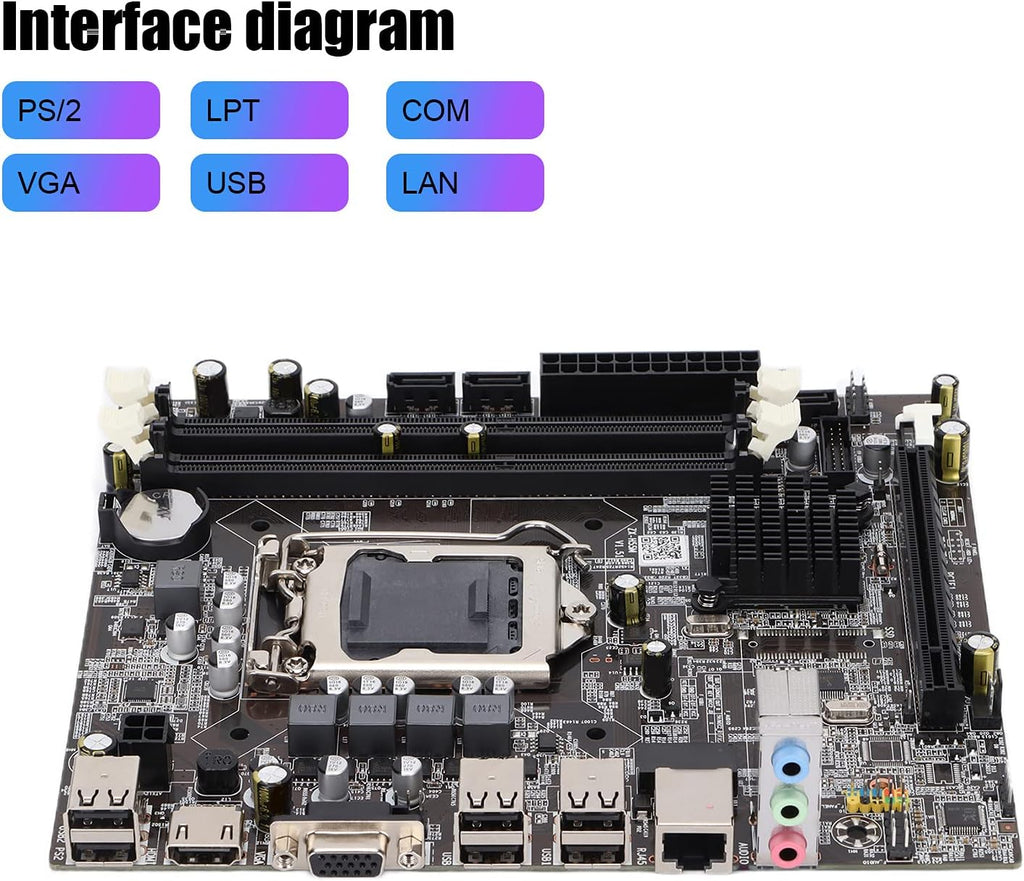 H55 Computer Motherboard LGA 1156 DDR3 G7526