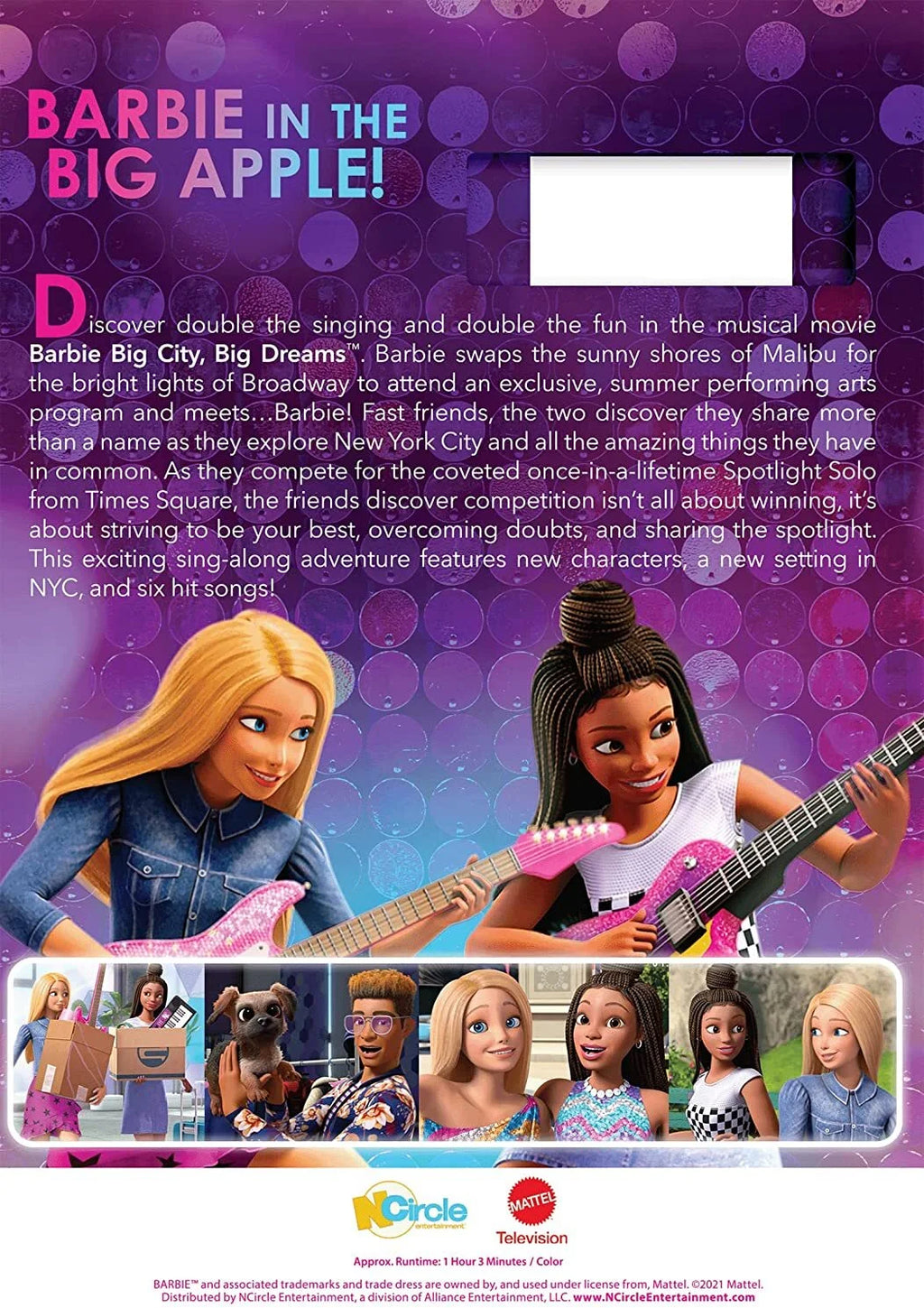 Barbie: Big City, Big Dreams (DVD) Z7456