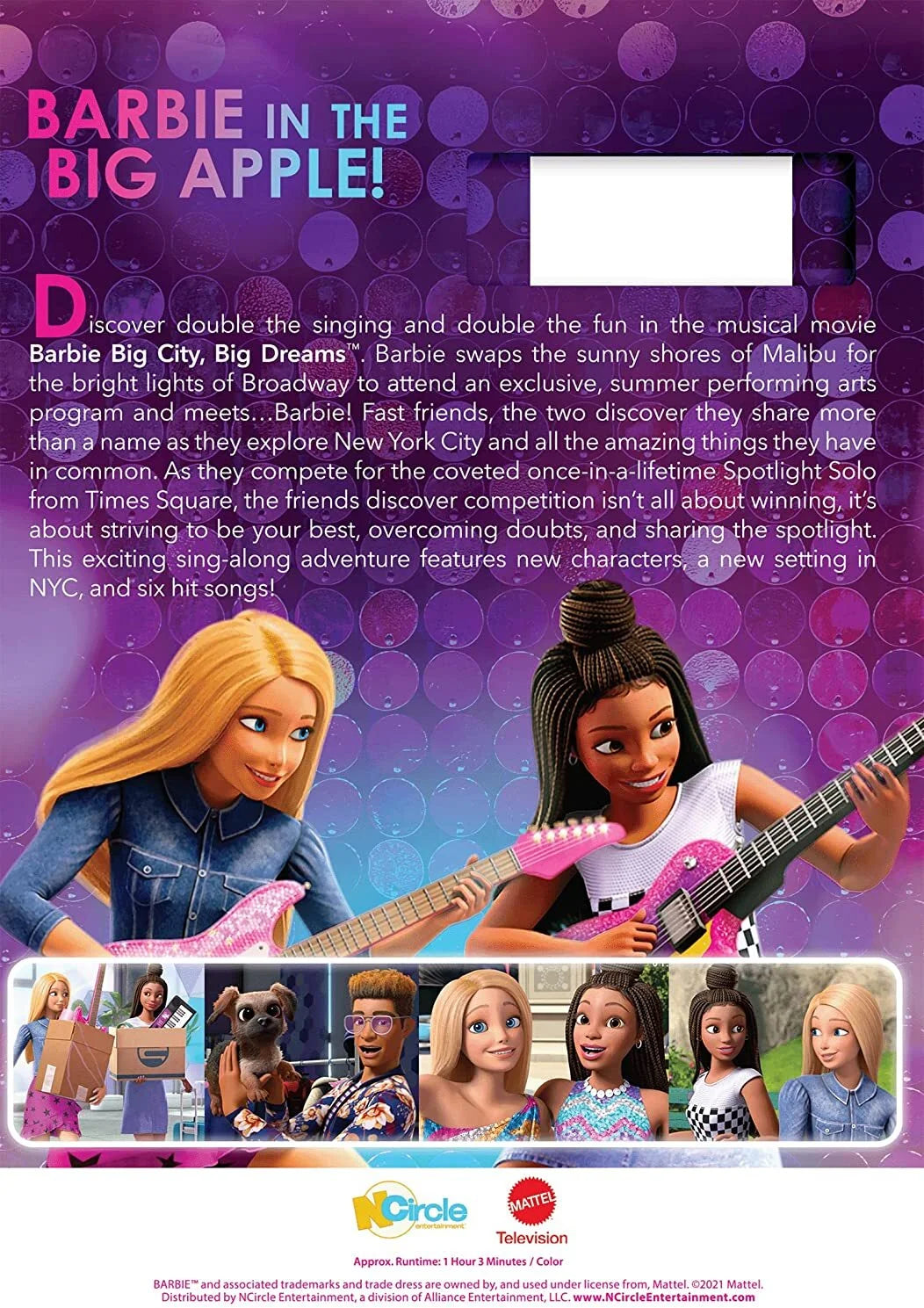 Barbie: Big City, Big Dreams (DVD) Z7456