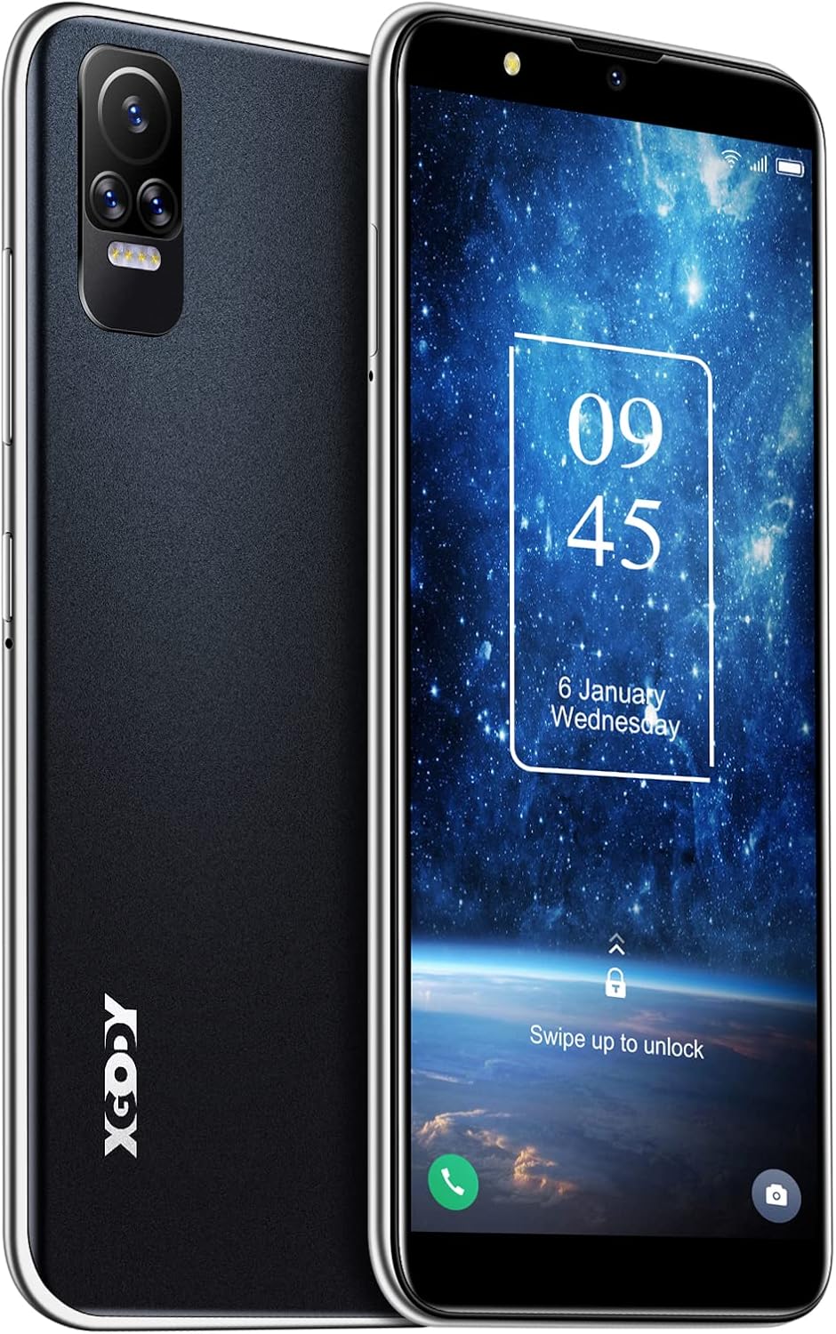 Unlocked 6.1 Inch 4G Smartphone, Blue E3014