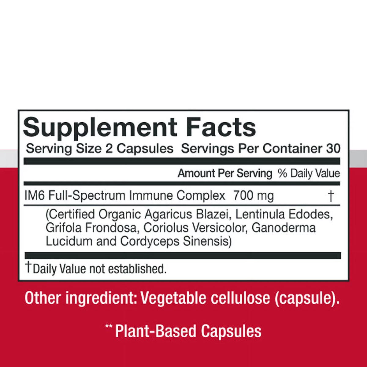 Organic Mushroom Capsules 60 Veggie Caps L93919
