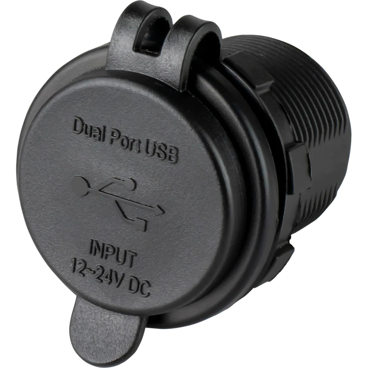 Round Dual USB USB-C Power Socket E313