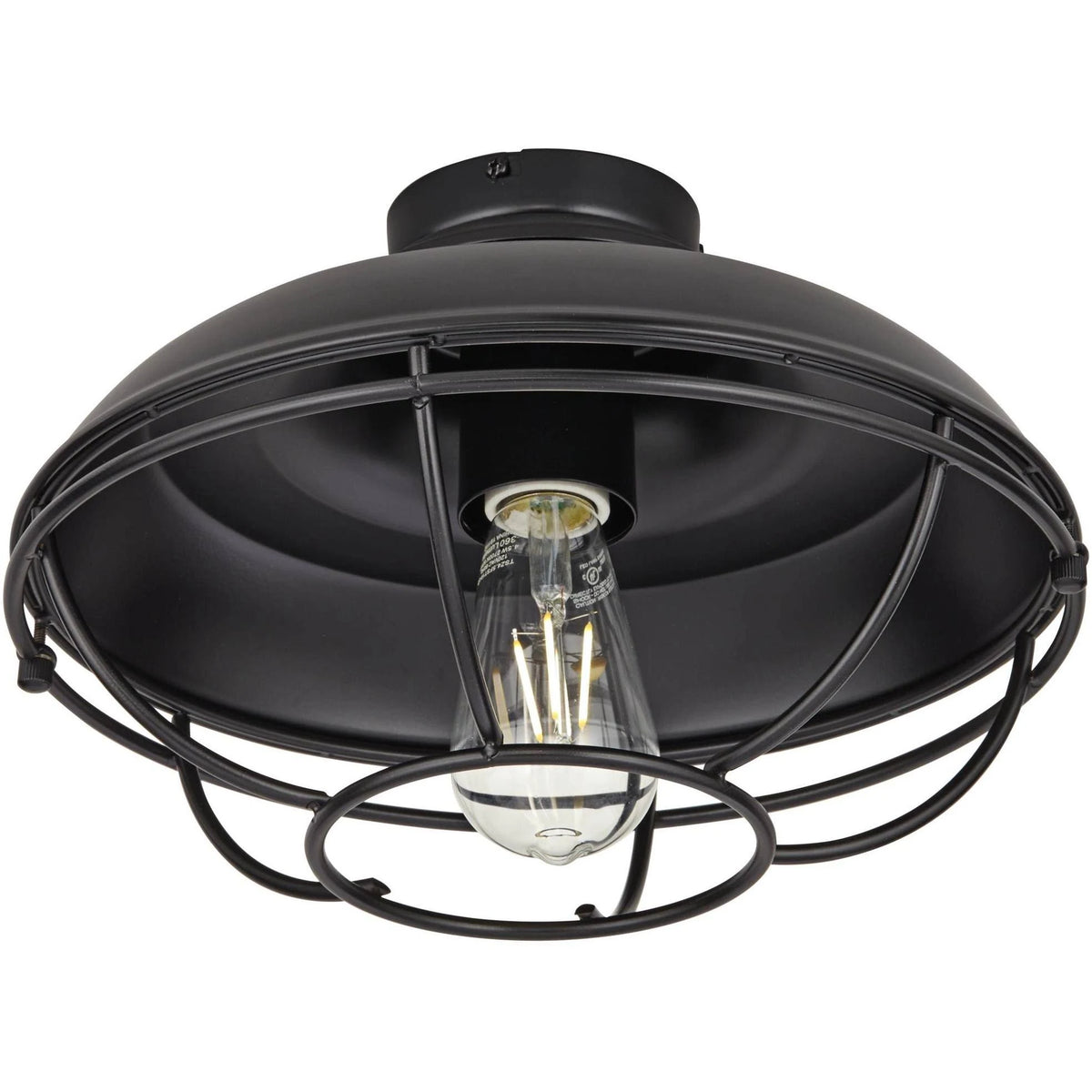 Matte Black LED Ceiling Fan Light Kit M249064