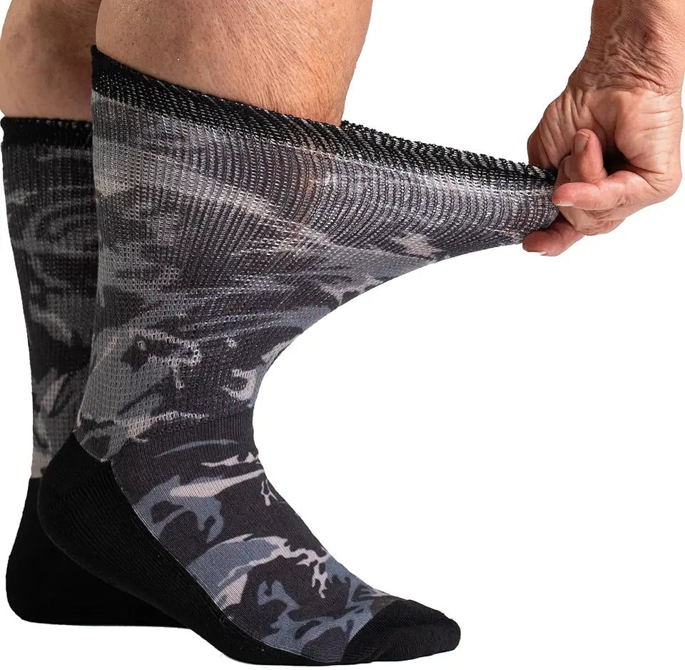 Non Binding Diabetic Crew Socks T918832