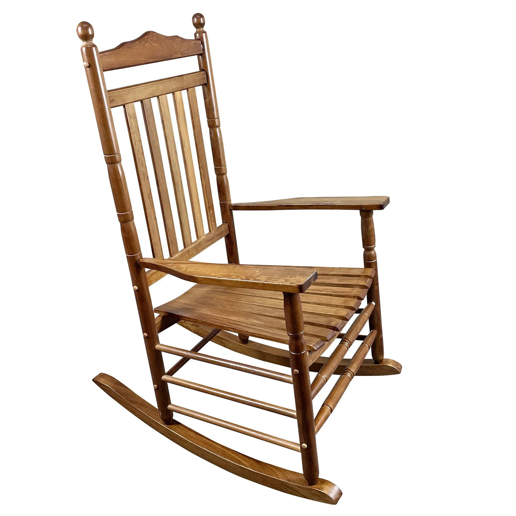 Wooden High-Back Rocking Chair X104