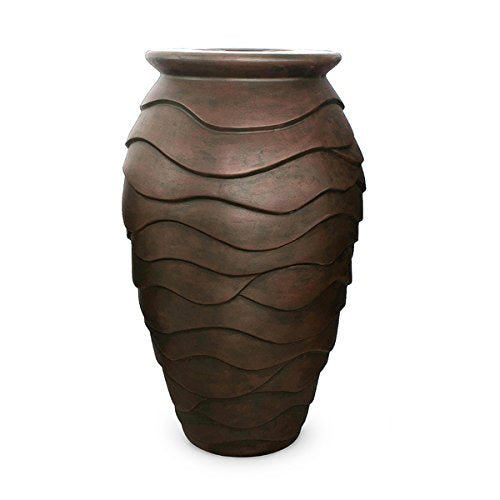 Scalloped Urn Landscape Fountain Kit with Aquabasin and Ultra Pump M794474