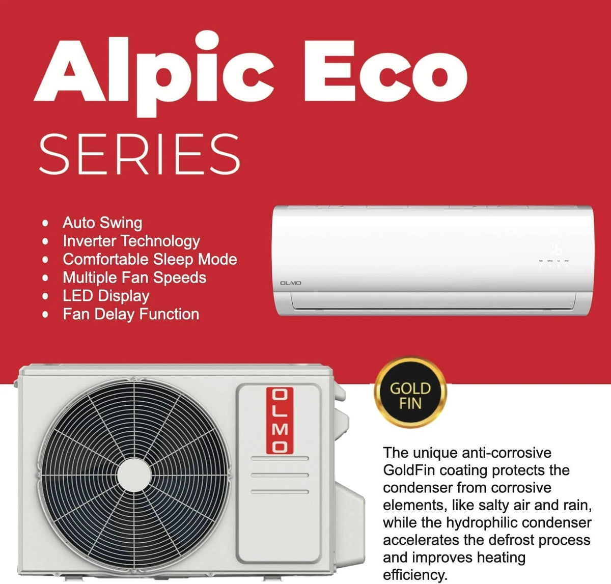 9000 BTU 115V Wall Mounted Mini Split Heat Pump Air Conditioner P1872