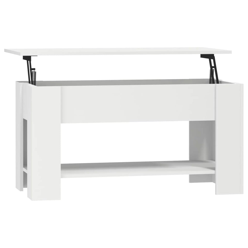 White Engineered Wood Coffee Table N56838