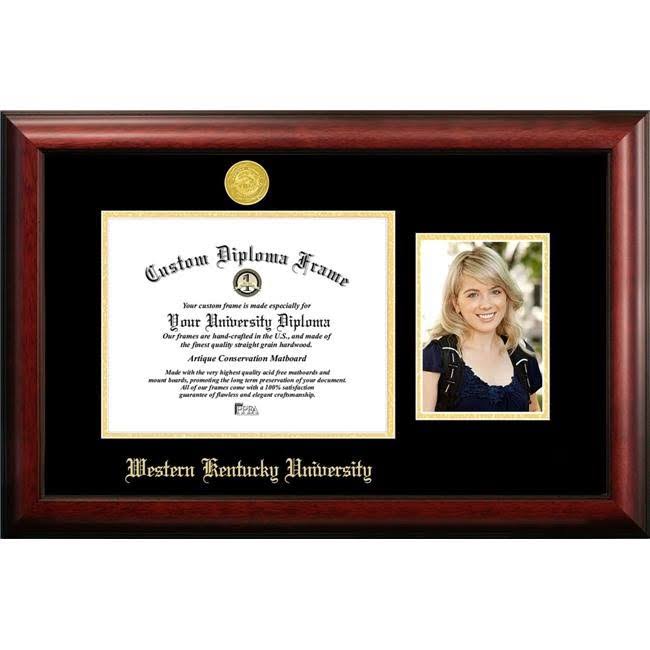 Gold Embossed Diploma Frame with 5 X7 Portrait A328