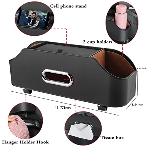 Car Back Seat Organizer with 2 Drink Cup Holder D2888