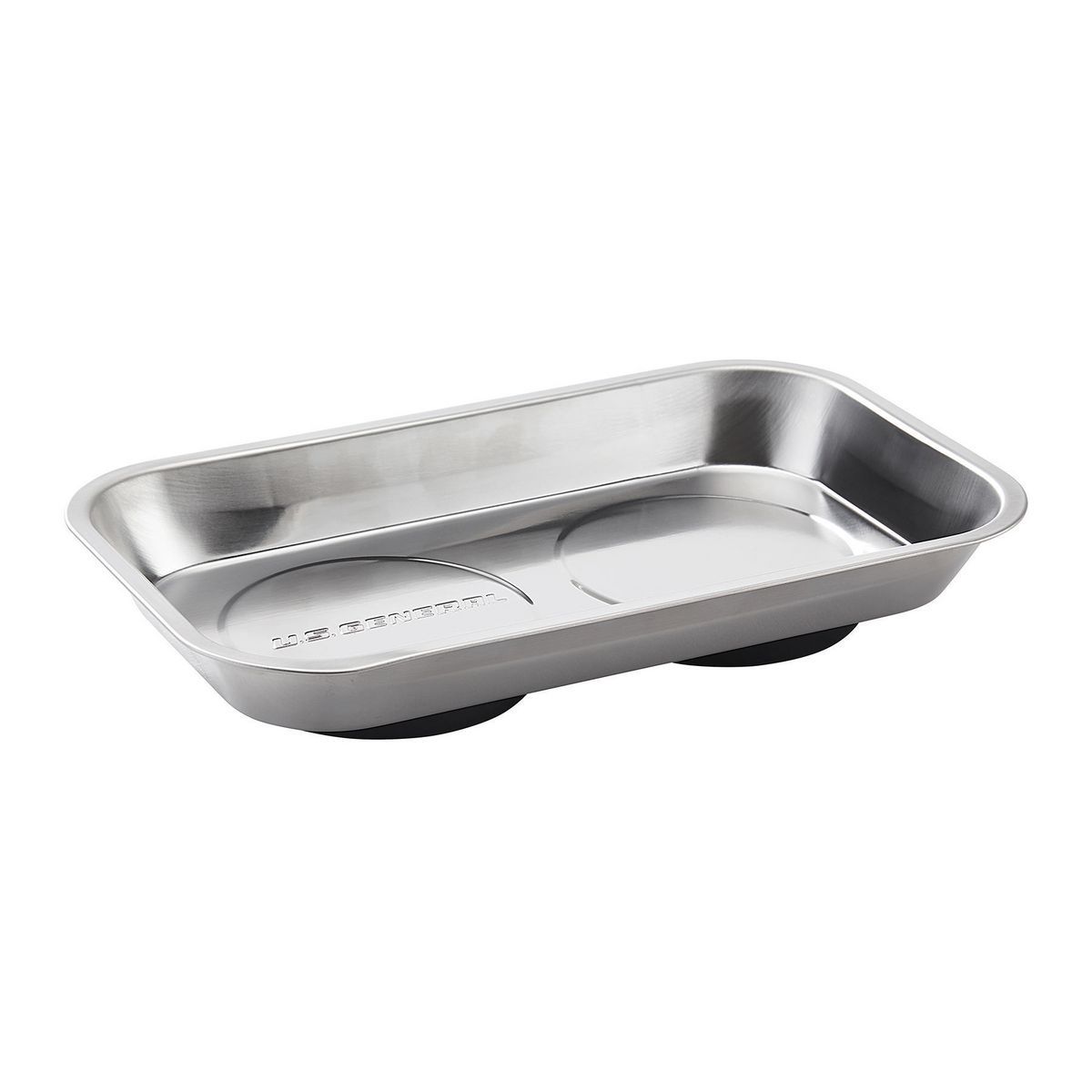 9-1/2 in. x 5-1/2 in. Magnetic Stainless Steel Parts Tray A536762