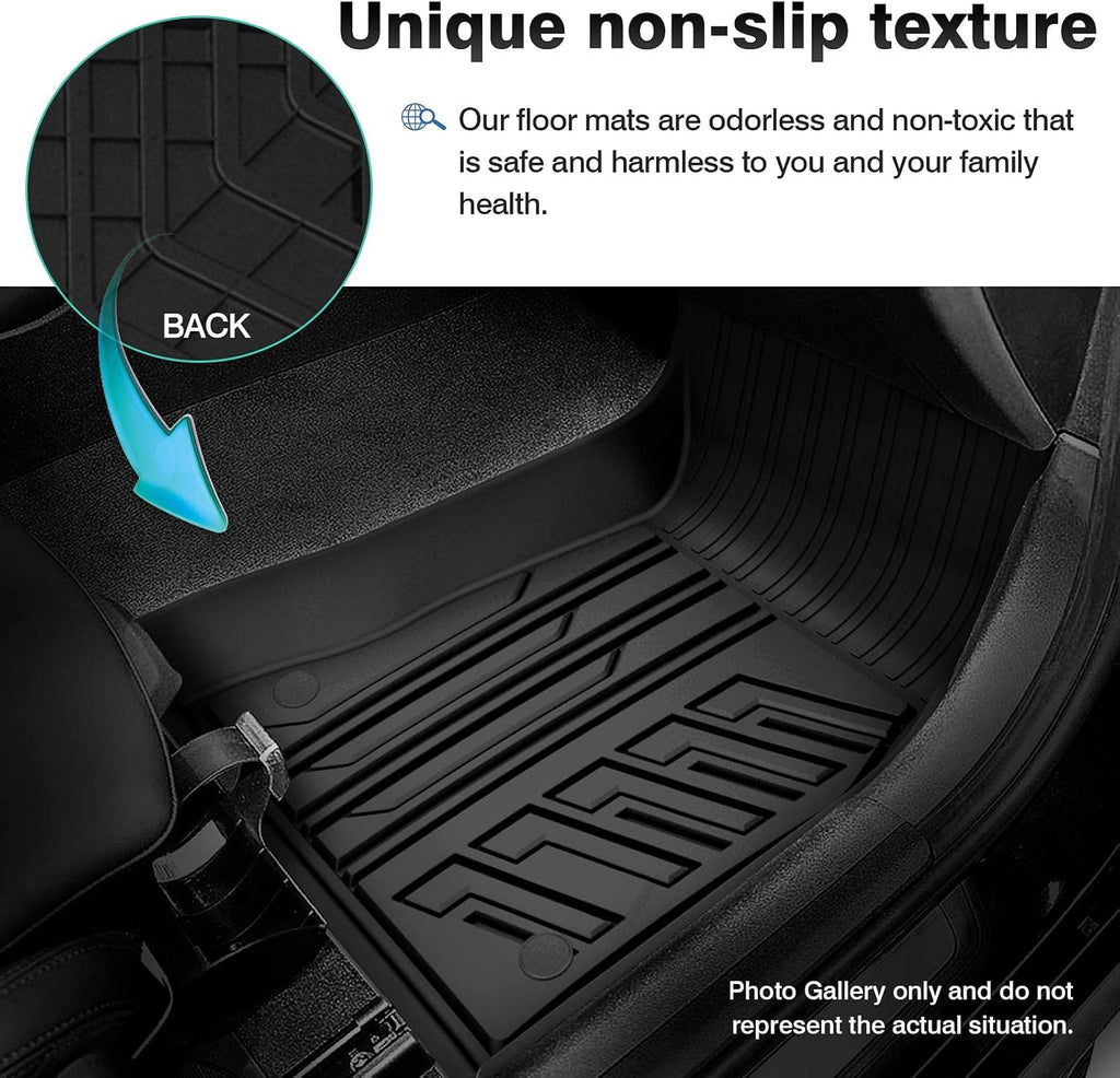 All-Weather TPE Car Floor Mats Full Set K638980