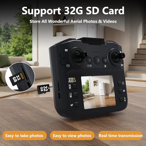Foldable Drone with Camera and LCD Screen Remote Control A817381