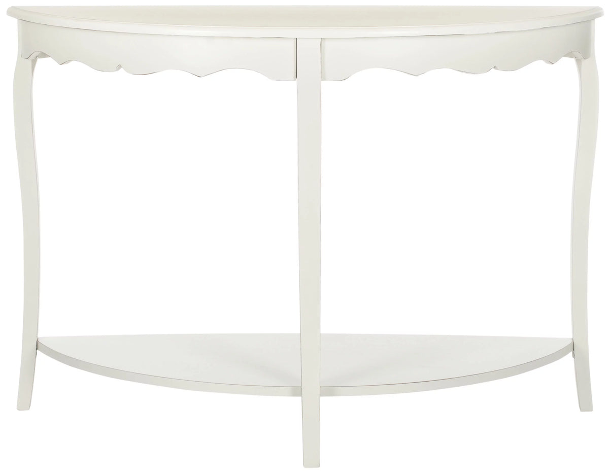 Rustic Demilune Console R61461