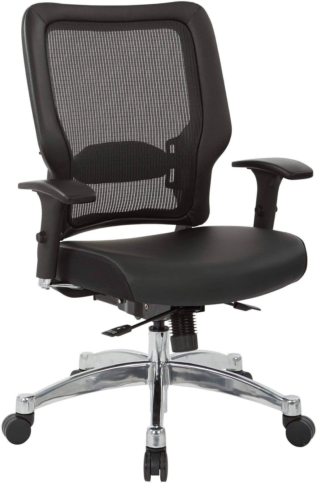 Black Vertical Mesh Back Chair M55216