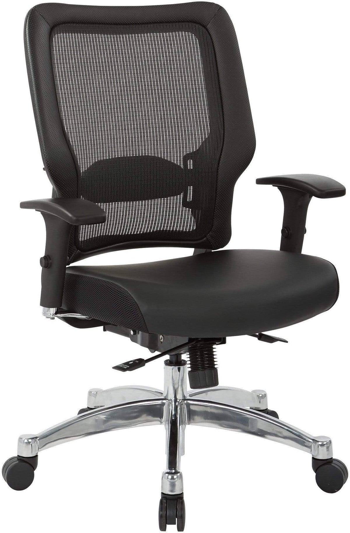 Black Vertical Mesh Back Chair M55216