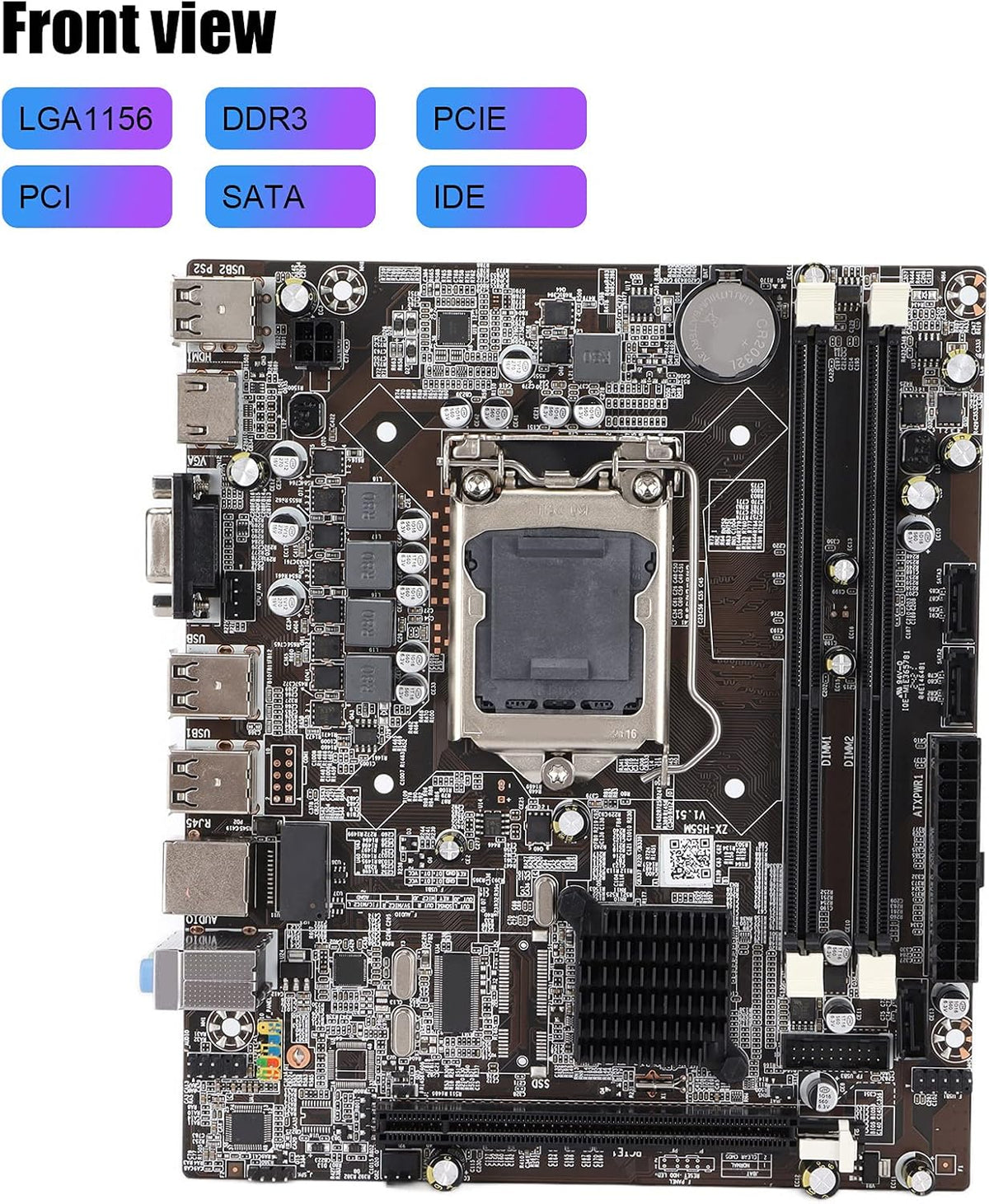 H55 Computer Motherboard LGA 1156 DDR3 G7526
