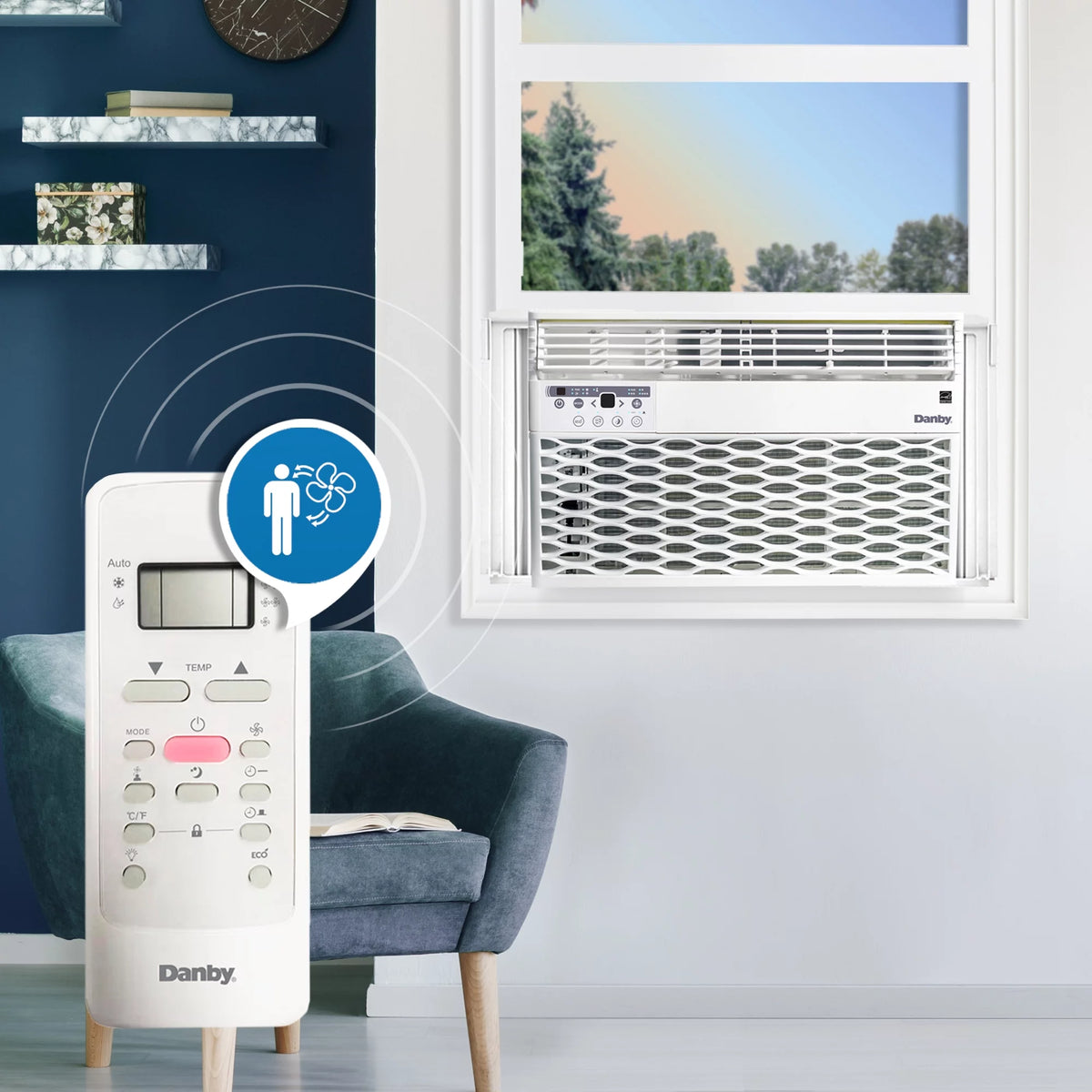10000 BTU White Window AC V597