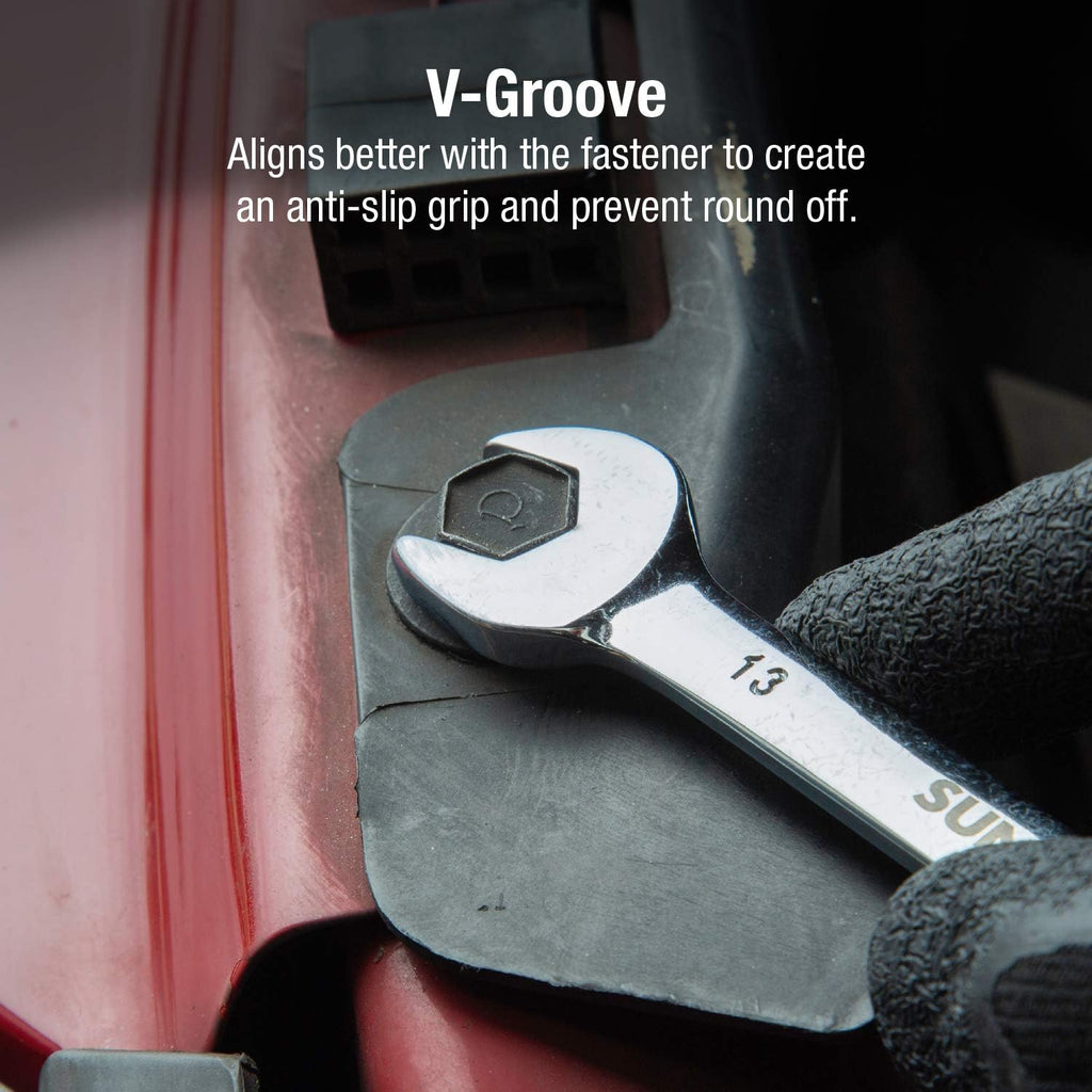 14-Piece Metric Angle Head Wrench Set with Roll-Case H659