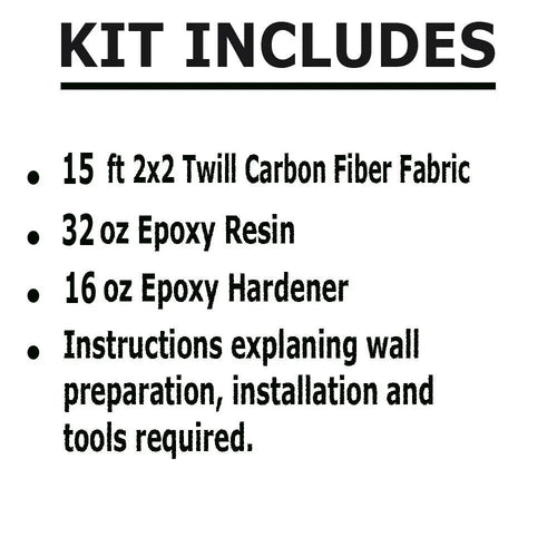 15 ft Carbon Fiber Basement Wall Crack Repair Kit F25976
