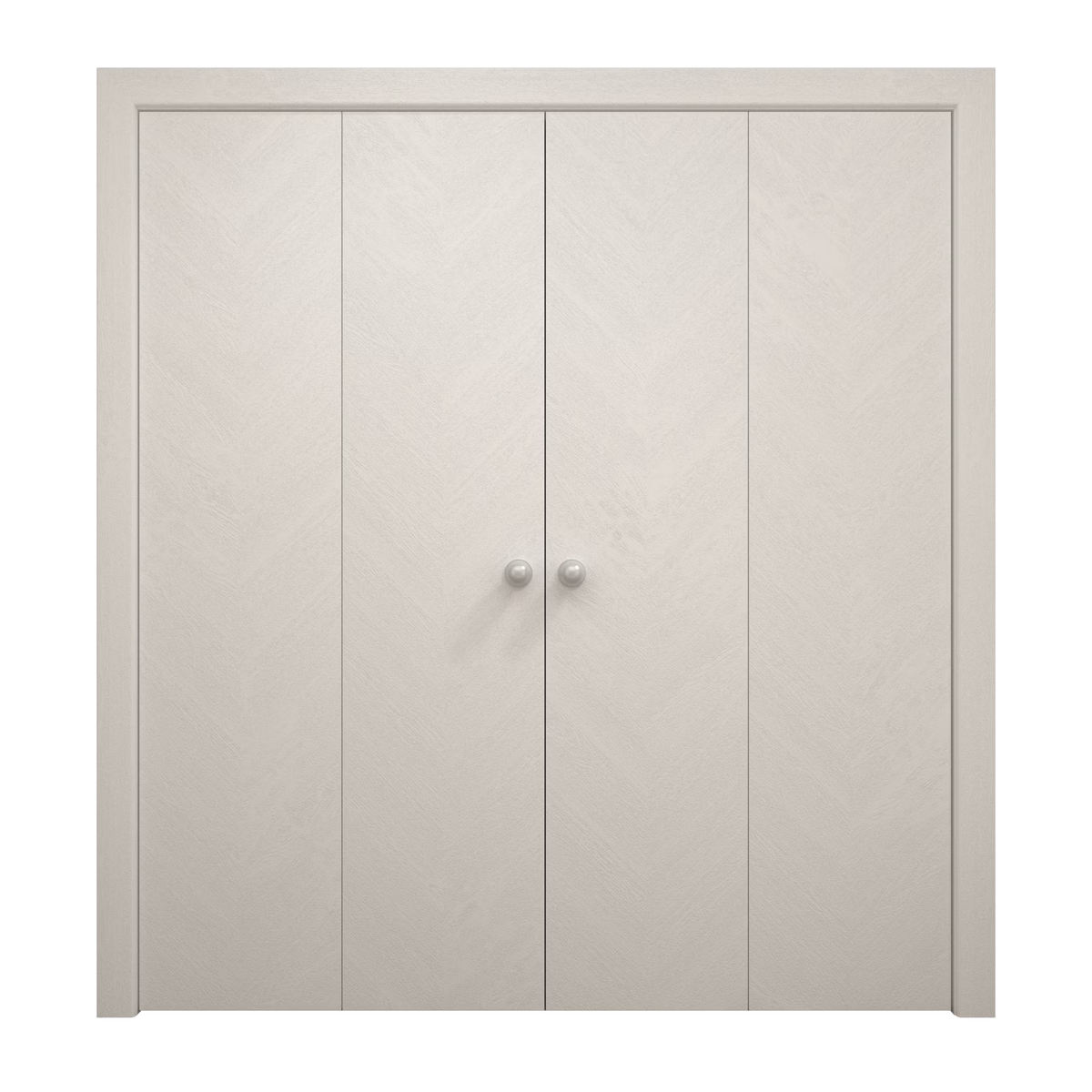 Sliding Closet Double Bi-fold Doors 72 x 80 inches Wood Solid A9310