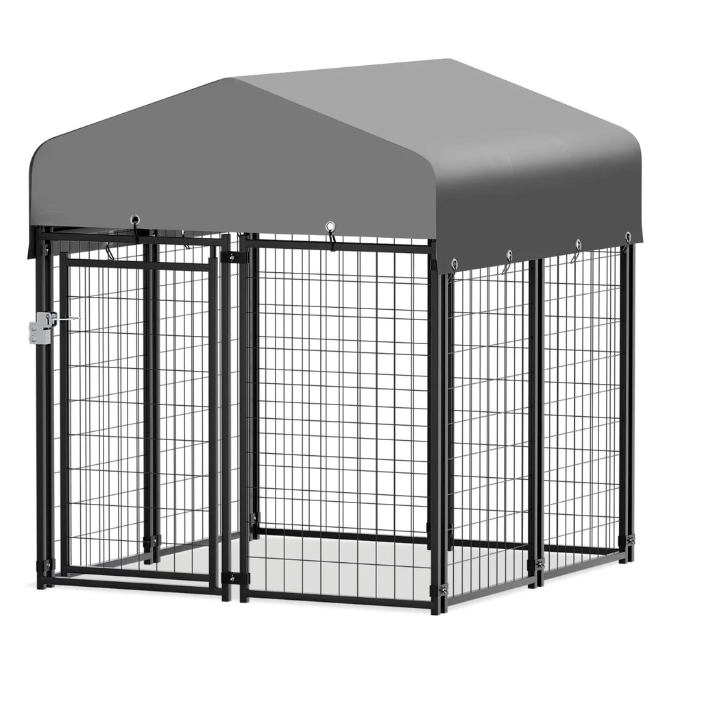 4ft x 4.25ft x 4.5ft 8 Panels Dog Kennel L606639