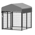 4ft x 4.25ft x 4.5ft 8 Panels Dog Kennel L606639