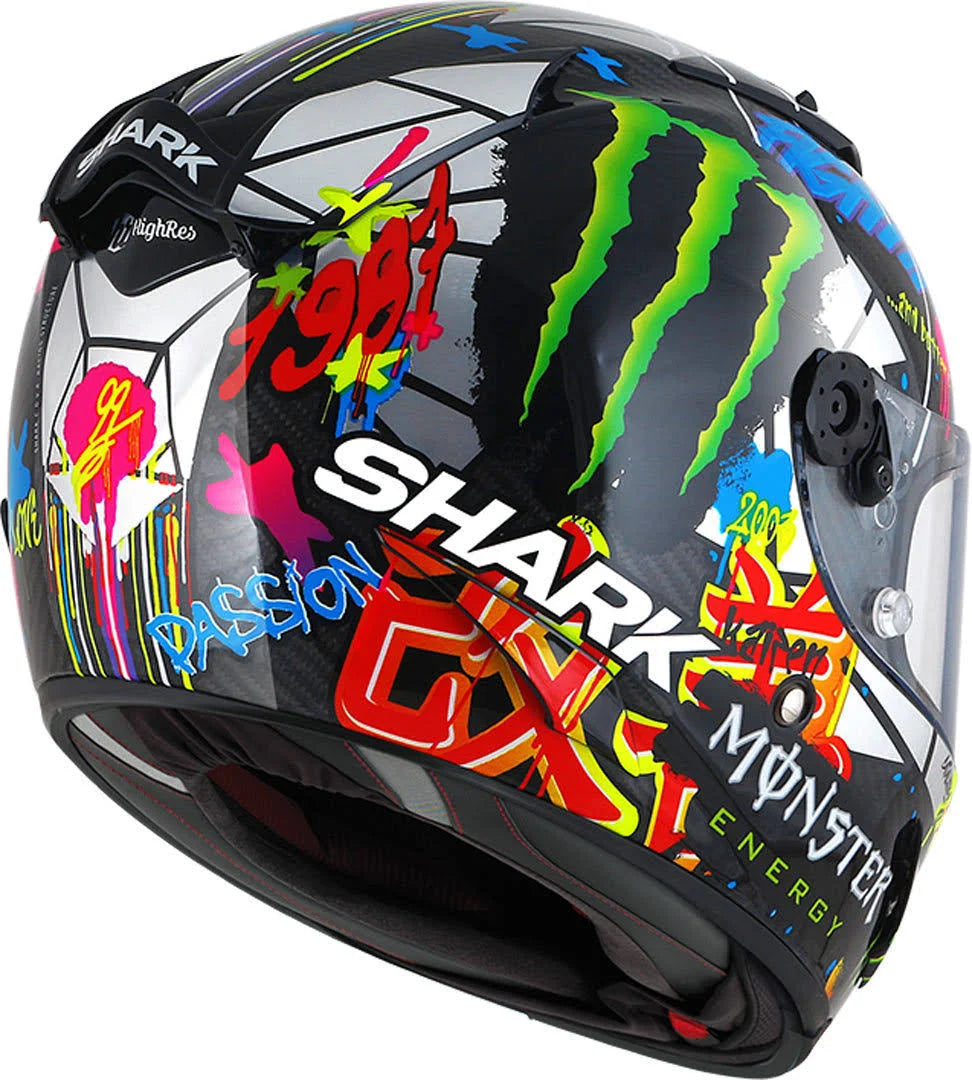 Carbon-chrome-green Helmet J82419