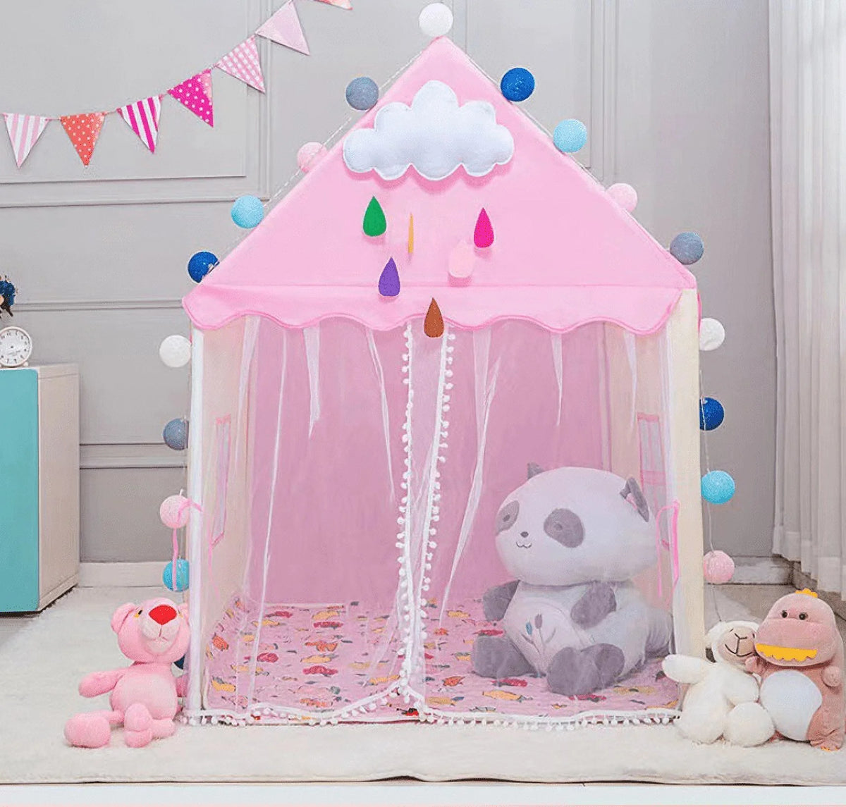 Play Tent Castle Playhouse Q16799