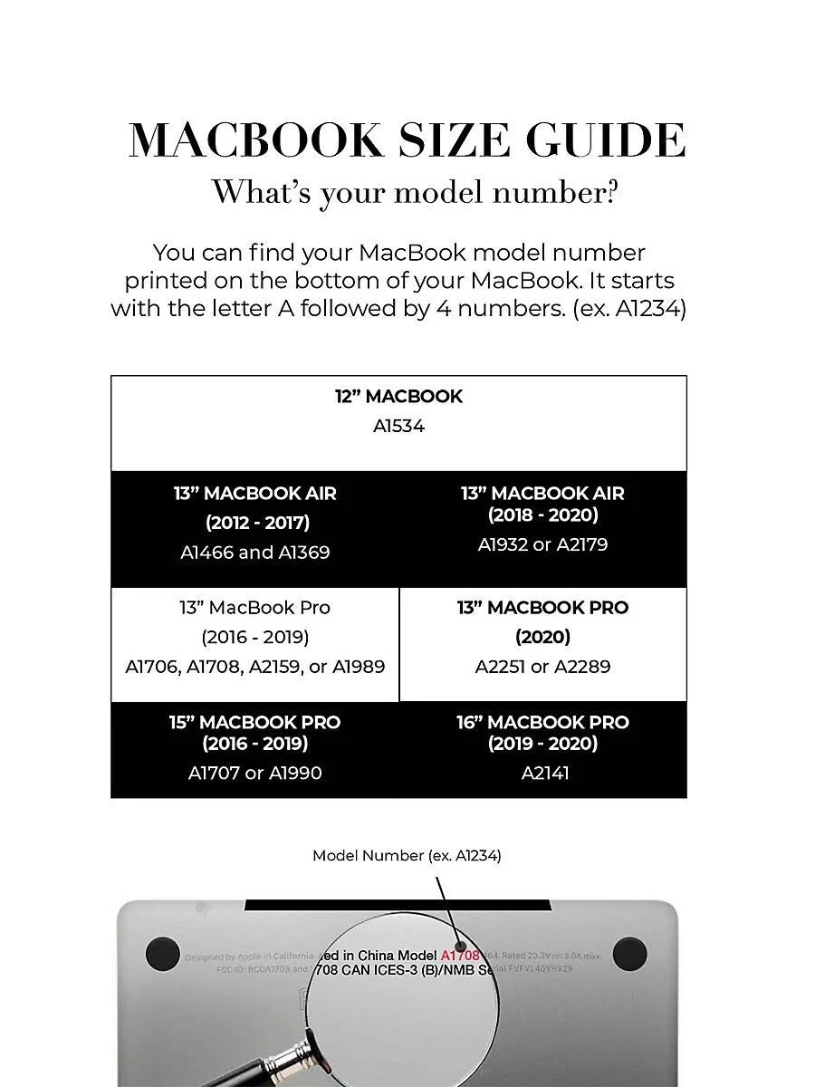 Faux Snakeskin MacBook Case M10202
