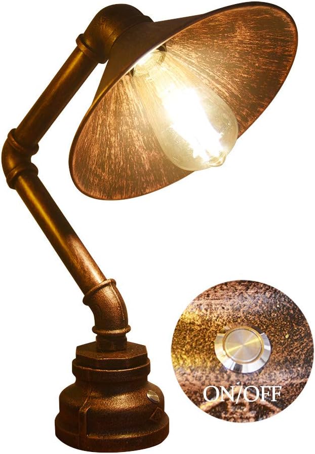 Industrial Table Lamp Iron E26 O7077