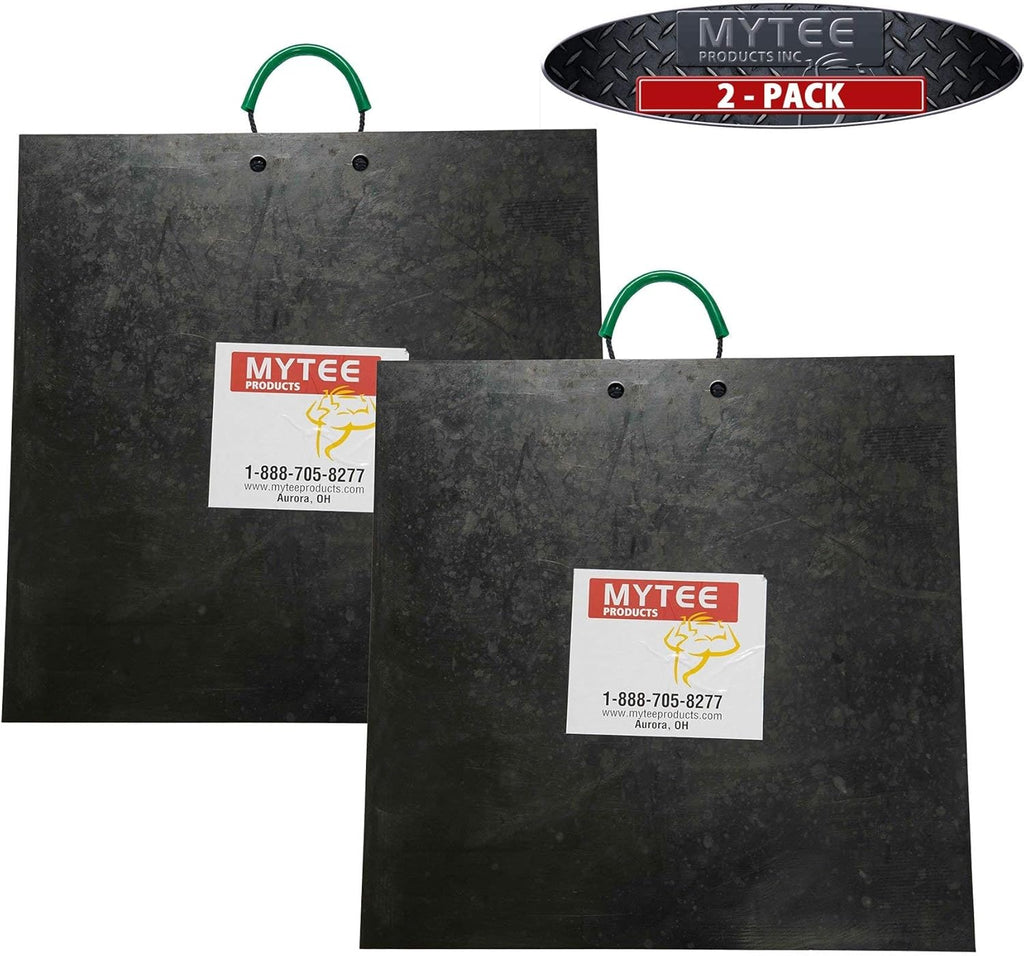 Medium Outrigger Pad 24" x 24" x 1.5" Thick Black (2 Pack) B24617