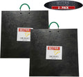 Medium Outrigger Pad 24" x 24" x 1.5" Thick Black (2 Pack) B24617