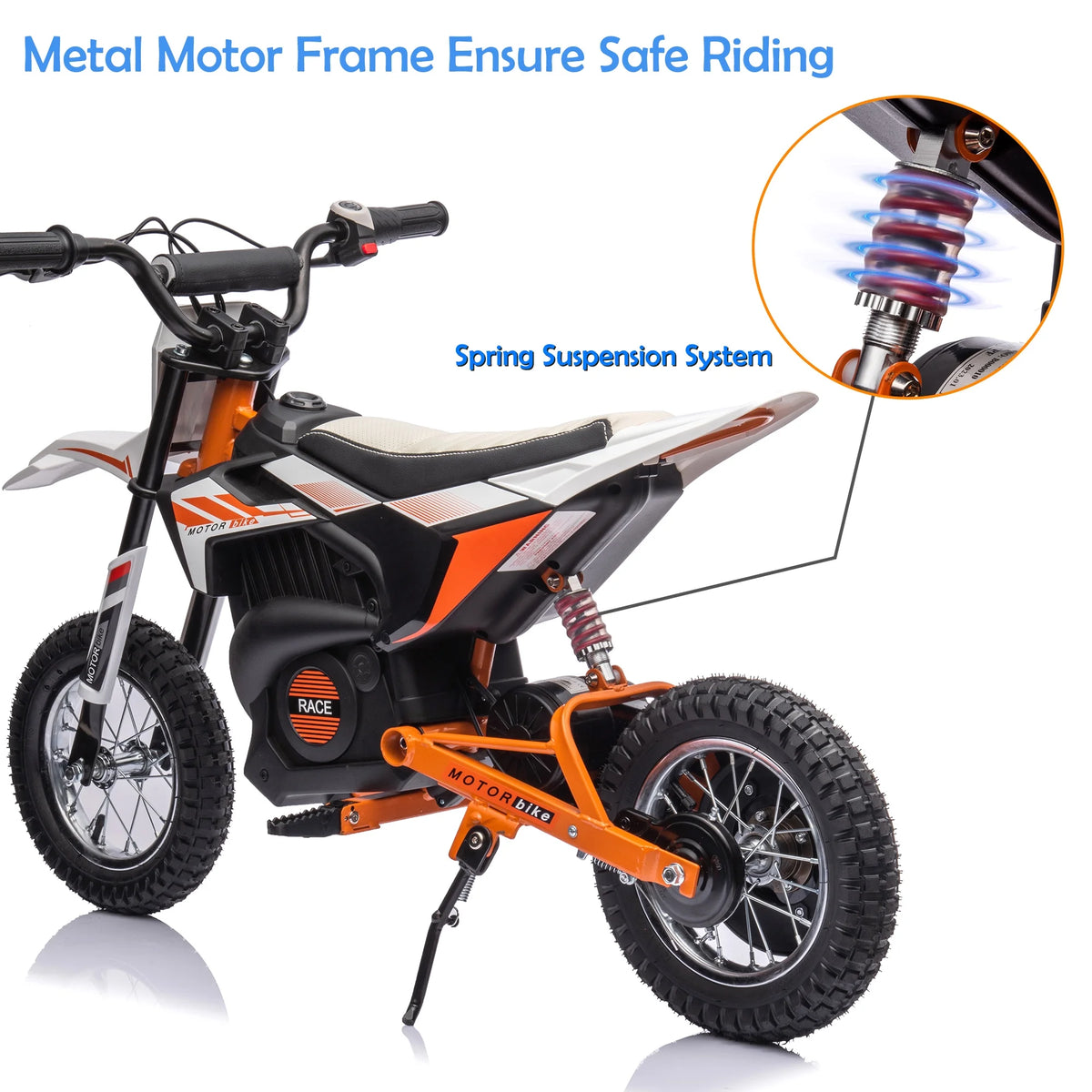 Electric Dirt Bike 24V 250W White M794579