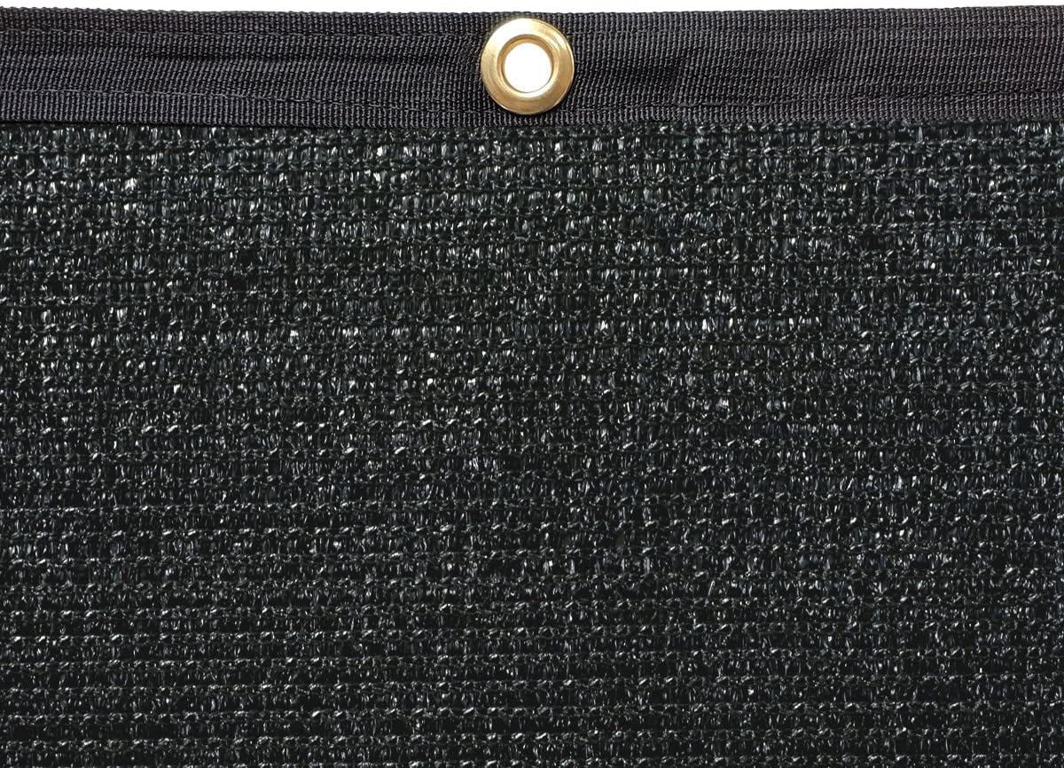 Black RV Awning Privacy Screen Shade Panel Kit, 8 x 16ft Q483