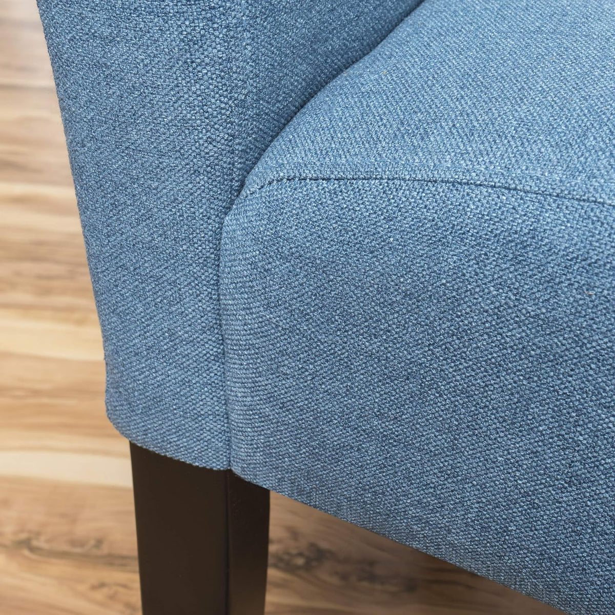 Blue Fabric Dining Chairs, 2-Pcs Set R866115