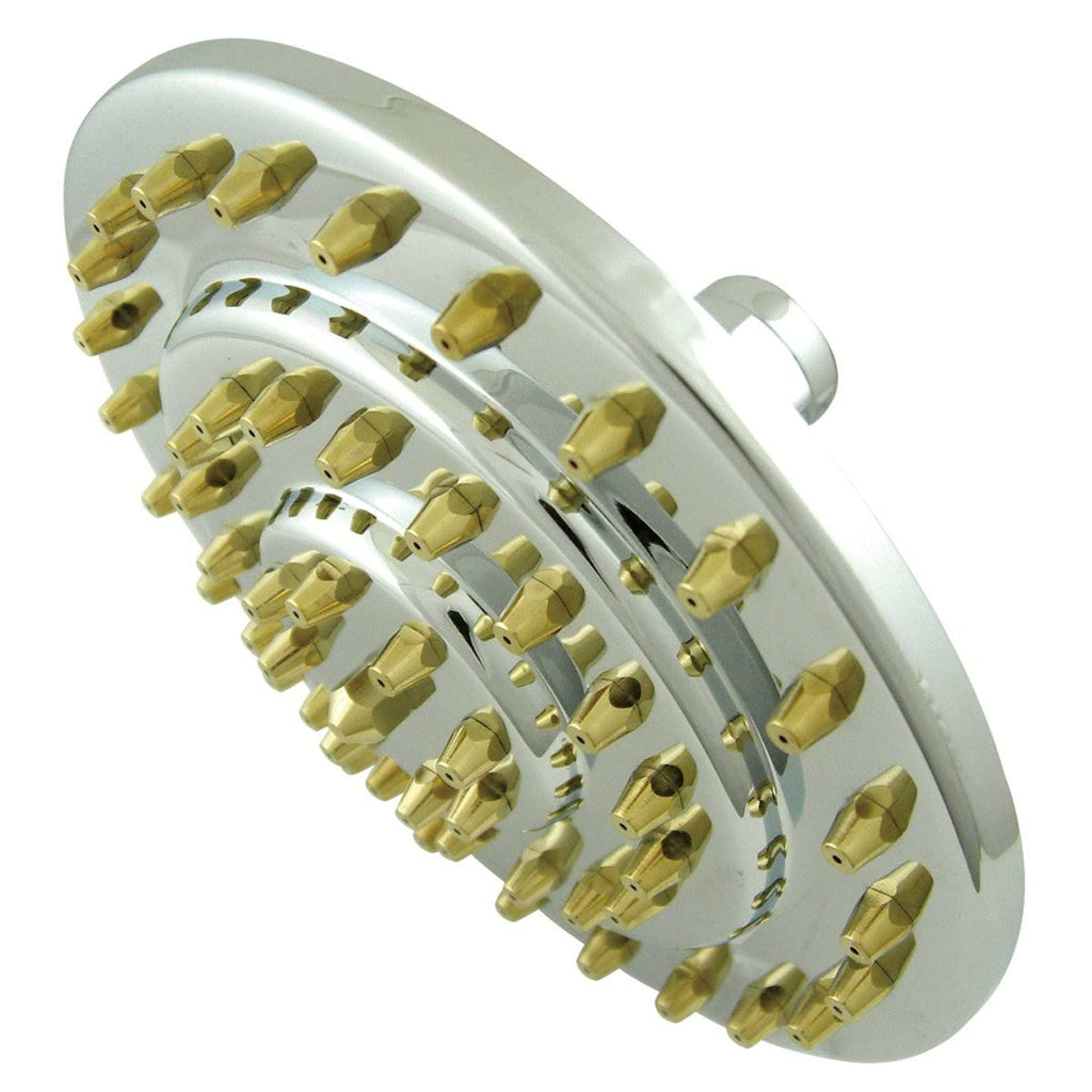 Chrome & Polished Brass Three-Tier Shower Head S85789