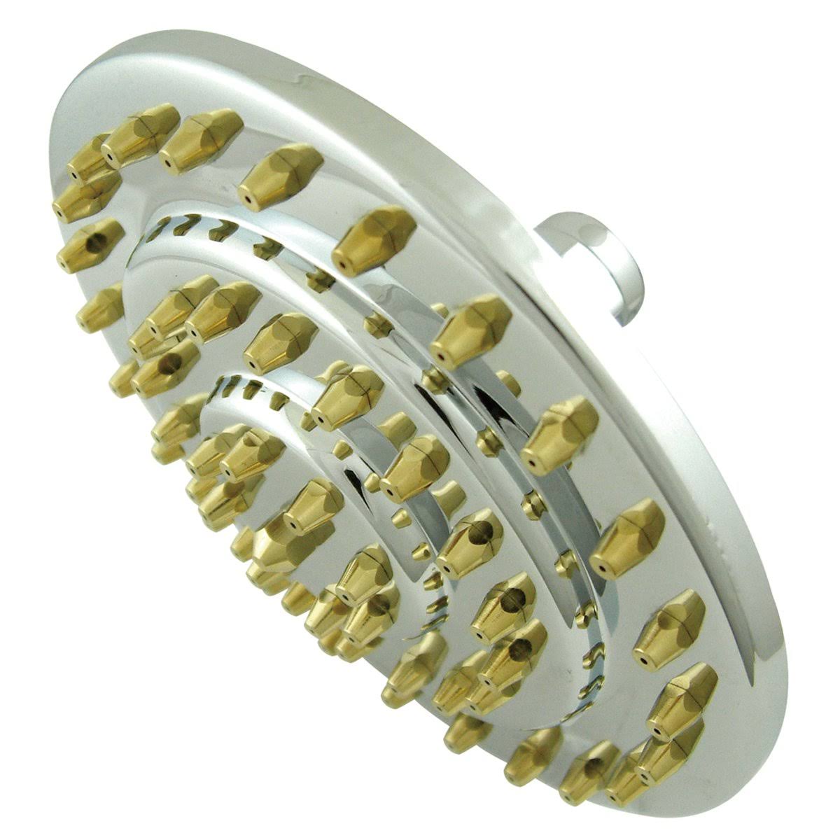 Chrome & Polished Brass Three-Tier Shower Head S85789