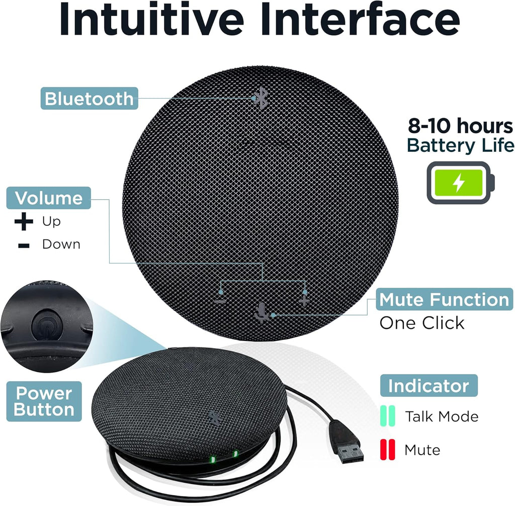 Bluetooth Conference Speaker with Microphone Q241