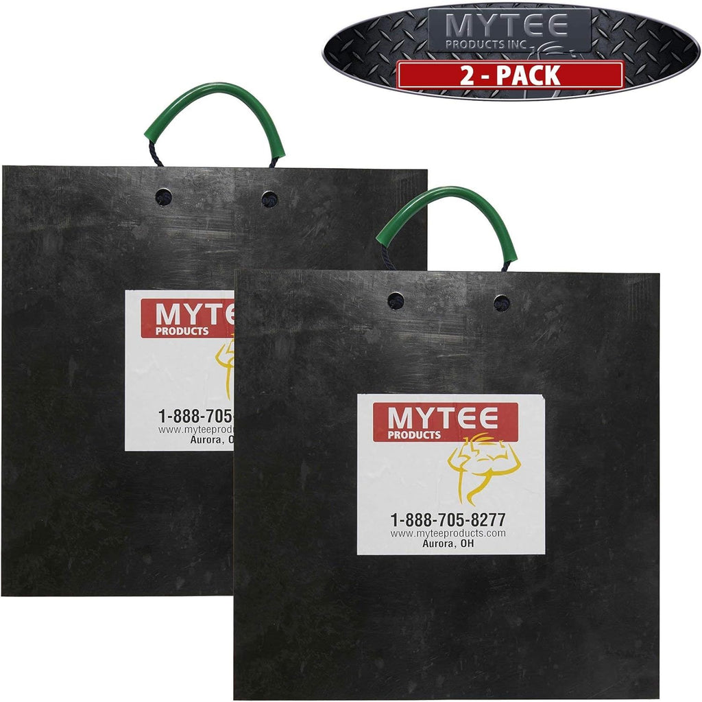 Medium Outrigger Pad 24" x 24" x 1.5" Thick Black (2 Pack) B24617