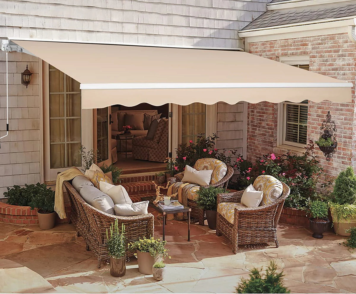 13' x 8' Retractable Patio Awning R82150
