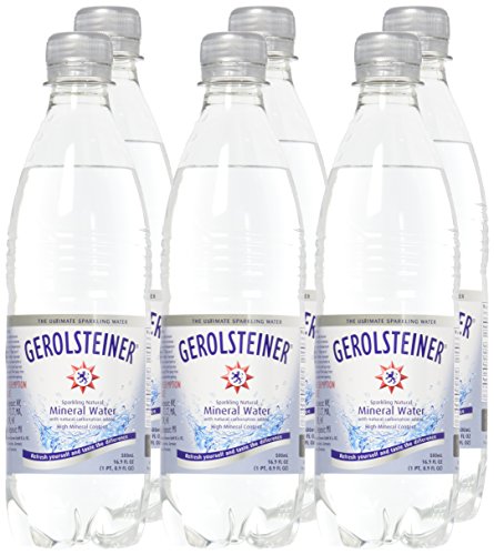 Sparkling Mineral Water, 16.9 Fl Oz (Pack of 6) L358094