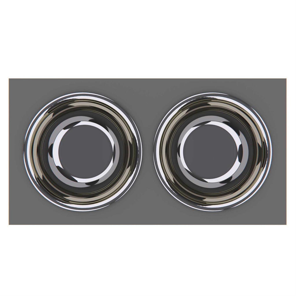 Personalized Elevated Dog Bowl Stand with Internal Storage B1264