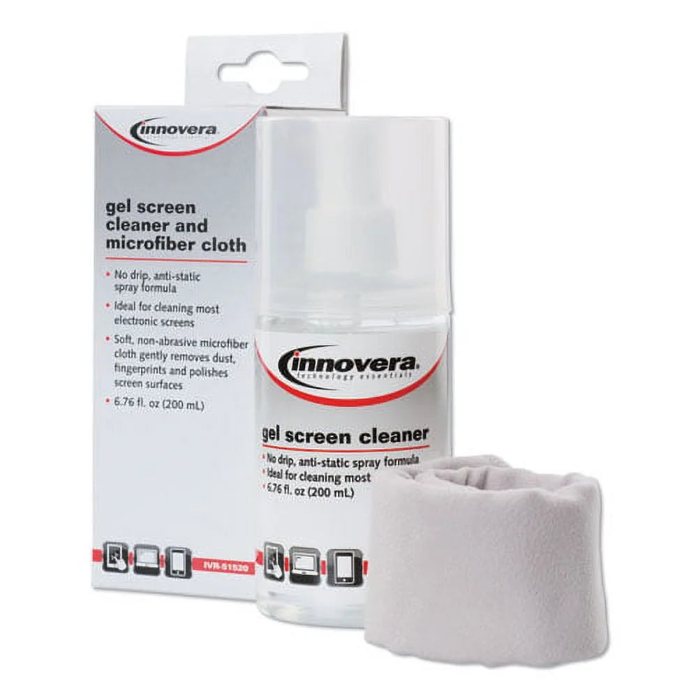 Anti-Static Gel Screen Cleaner with Microfiber Cloth U7039